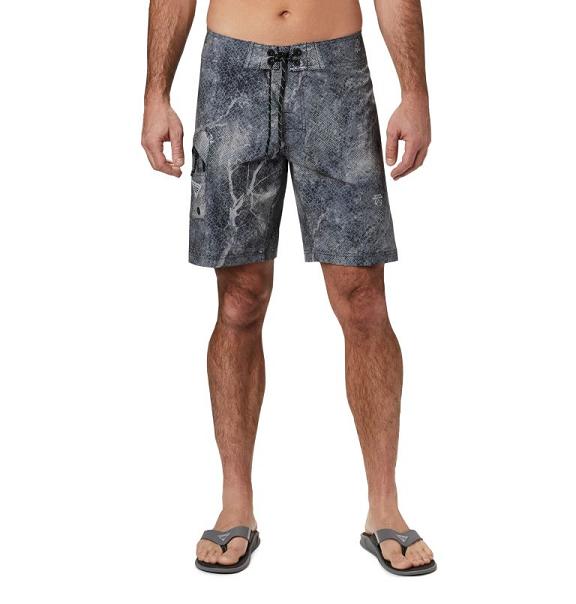 Columbia PFG Offshore Shorts Black For Men's NZ1983 New Zealand